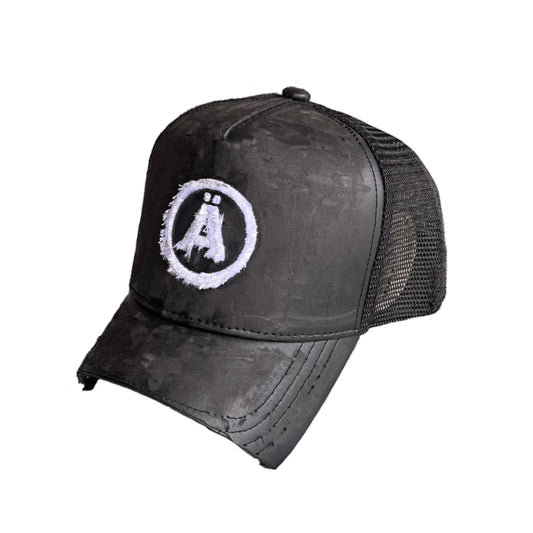 chopped brim trucker