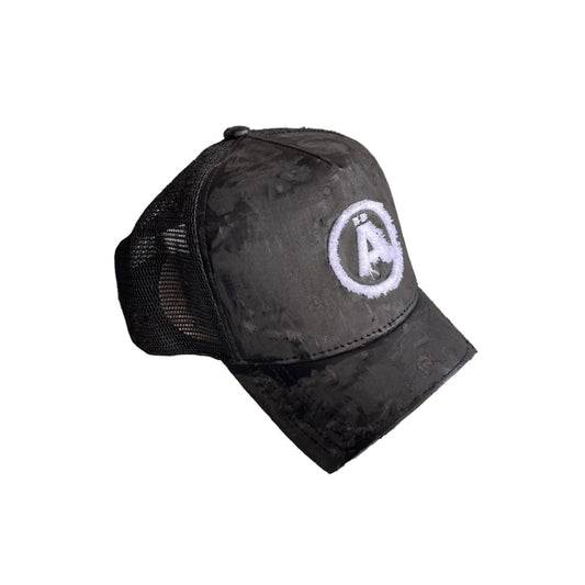 chopped brim trucker